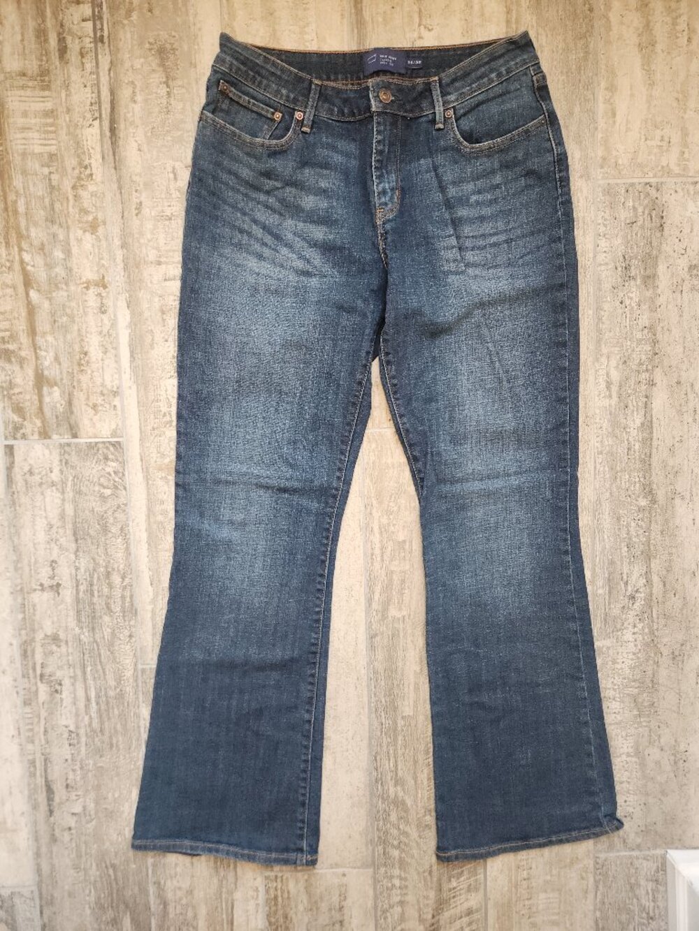 Levis Bold Curve Classic Bootcut Jeans Womens Size 14 32x29 Blue Western
